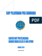 DAFTAR ISI Sop Pas Bandara