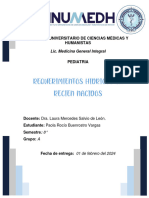 1T. 1P. Requerimientos de Utilidad en Pediatria