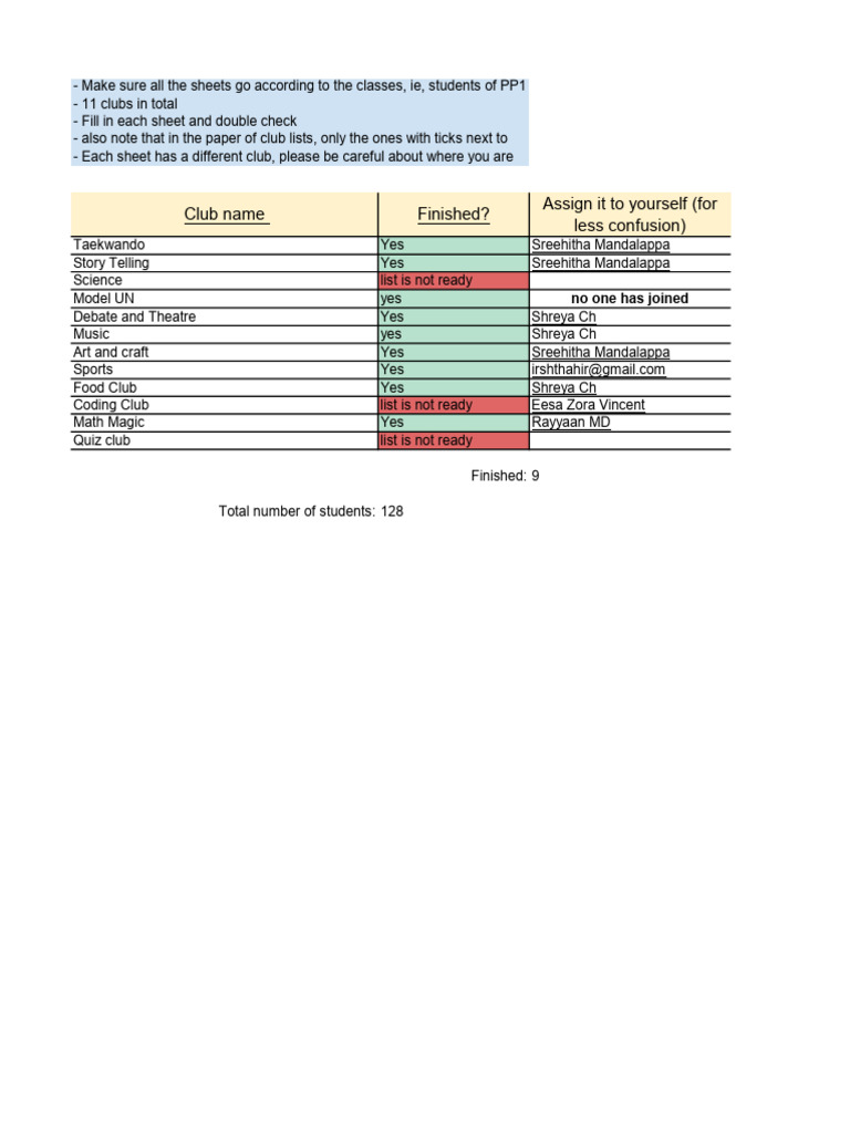 Clubactivity | PDF