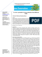 A Review: Potential of Wine Production From Different Fruits