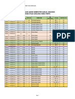 Jadwal UAS Ganjil 2022