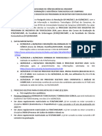 EDITAL - Processo - Seletivo - CIATox - 2024 - 1