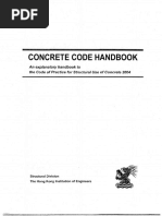 An Explanatory Handbook To Code of Practice For Structural Use of Concrete 2004