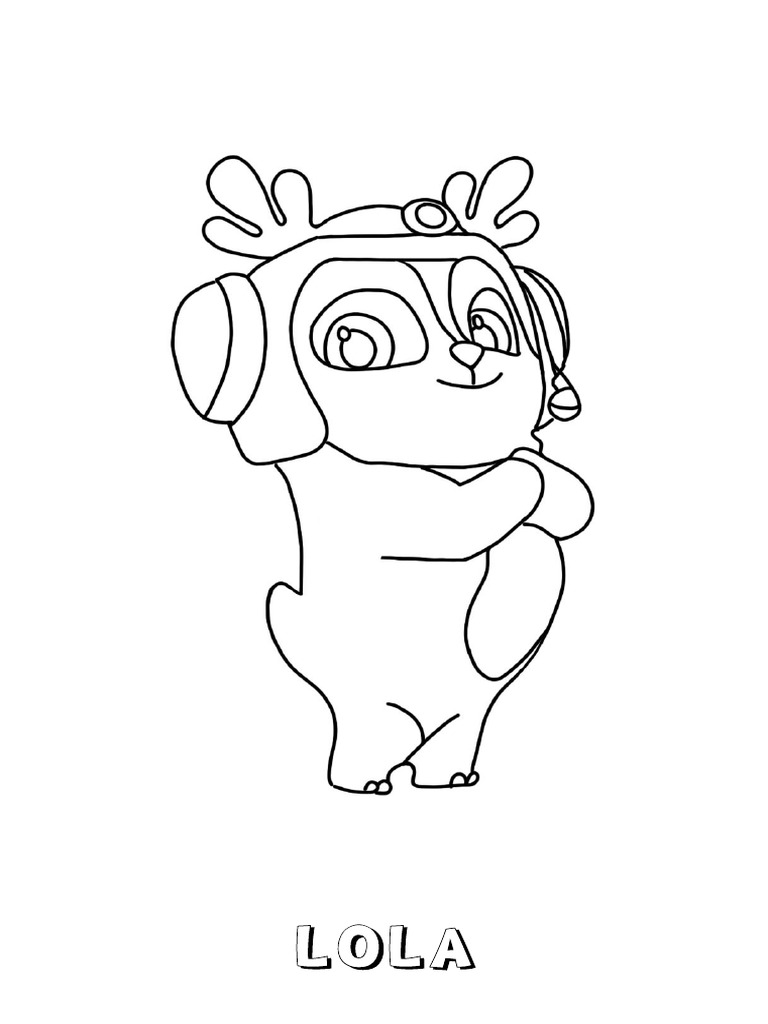 Deer Squad Da Colorare Disegni Da Stampare Lola | PDF