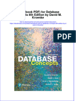 How To Download Etextbook PDF For Database Concepts 8Th Edition by David M Kroenke Ebook PDF Docx Kindle Full Chapter