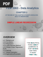 Chapter 2 Simple Linear Regression