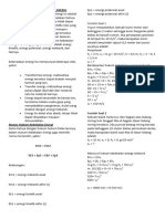 Materi Hukum Kekekalan Energi