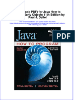 How To Download Etextbook PDF For Java How To Program Early Objects 11Th Edition by Paul J Deitel Ebook PDF Docx Kindle Full Chapter