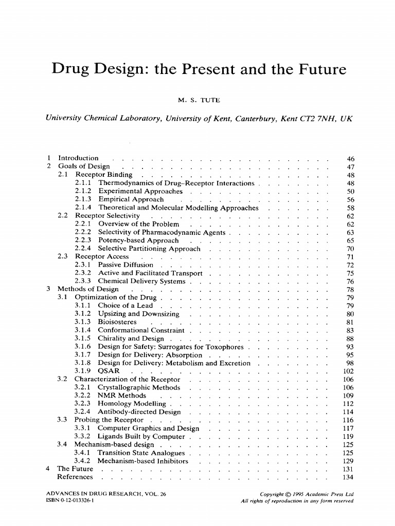 Drug Design The Present And The Future Pdf Drug Design Ic50