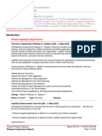 Application Print Release Comparison