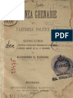 Cestiunea Ghenadie Si Partidele - Djuvara Alexandru - Bucuresci - 1896