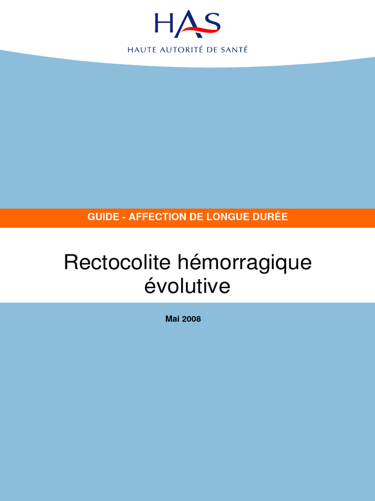 Guide sur la Rectocolite Hémorragique | PDF | Soins de santé | Maladies ...