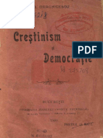 Crestinism Si Democratie - Draghicescu Dimitrie - Bucuresti - 1909