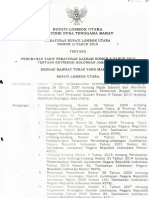 Perbup lombok utara No. 30 Tahun 2015 Perubahan tarif Golongan Jasa Usaha