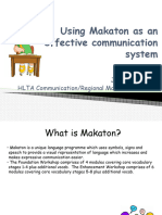 Using Makaton As An Effective Communication System (Presentation) Author Jackie Webb