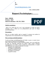 Rapport Psychologique de RADI