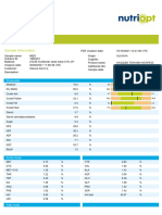 Certificate of Product: Sample Information