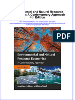 Full Download Environmental and Natural Resource Economics A Contemporary Approach 4Th Edition Ebook PDF Docx Kindle Full Chapter