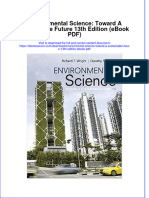 Full Download Environmental Science Toward A Sustainable Future 13Th Edition Ebook PDF Ebook PDF Docx Kindle Full Chapter