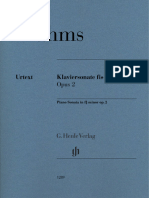 Brahms Piano Sonata F Sharp Minor Op. 2 (Henle)