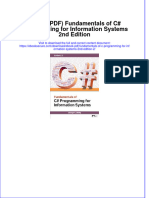 Full Download Ebook PDF Fundamentals of C Programming For Information Systems 2Nd Edition 2 Ebook PDF Docx Kindle Full Chapter