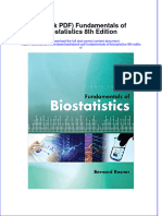 Full Download Ebook PDF Fundamentals of Biostatistics 8Th Edition Ebook PDF Docx Kindle Full Chapter
