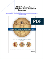 Full Download Ebook PDF Fundamentals of Biochemistry Life at The Molecular Level 5Th Ebook PDF Docx Kindle Full Chapter