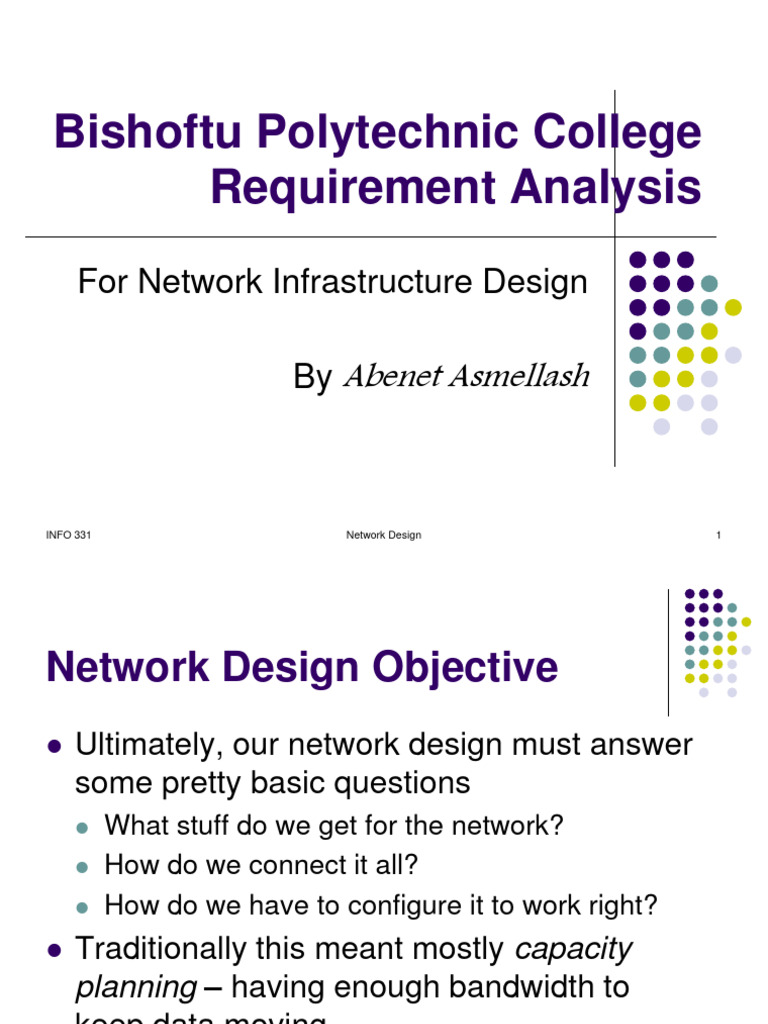 331networkdesign LO1 | PDF