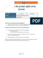 [Notes de cours MOOC GdP] Gestion de projet agile avec Scrum