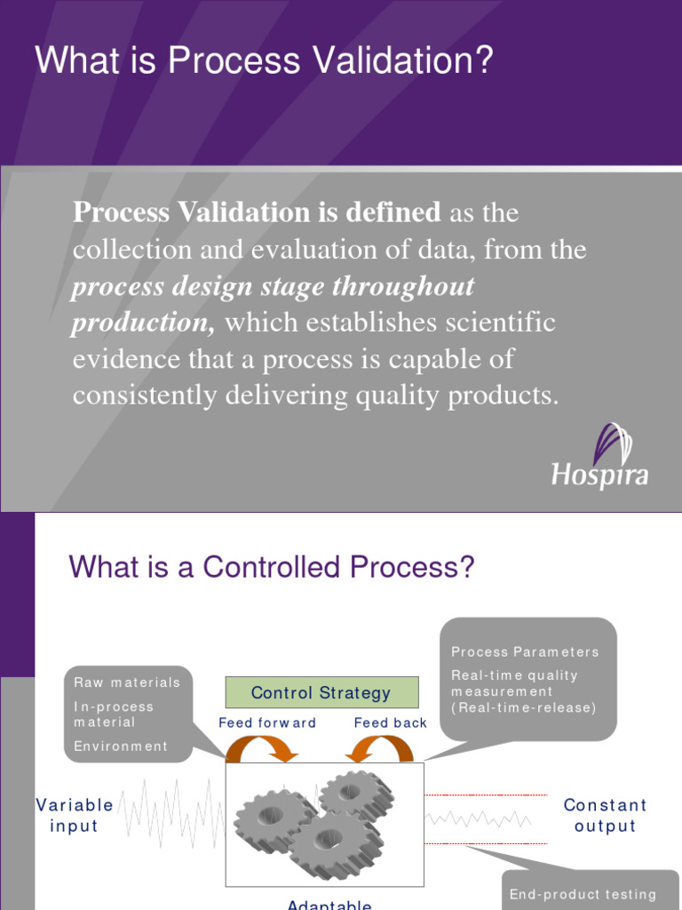 What Is Process Validation | PDF | Verification And Validation | Life ...