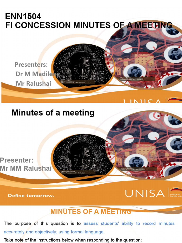 Enn1504 Fi Concessions Example of Minutes of A Meeting PDF