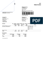 Commercial Invoice