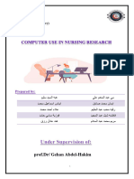 Computer Use in Nursing Research