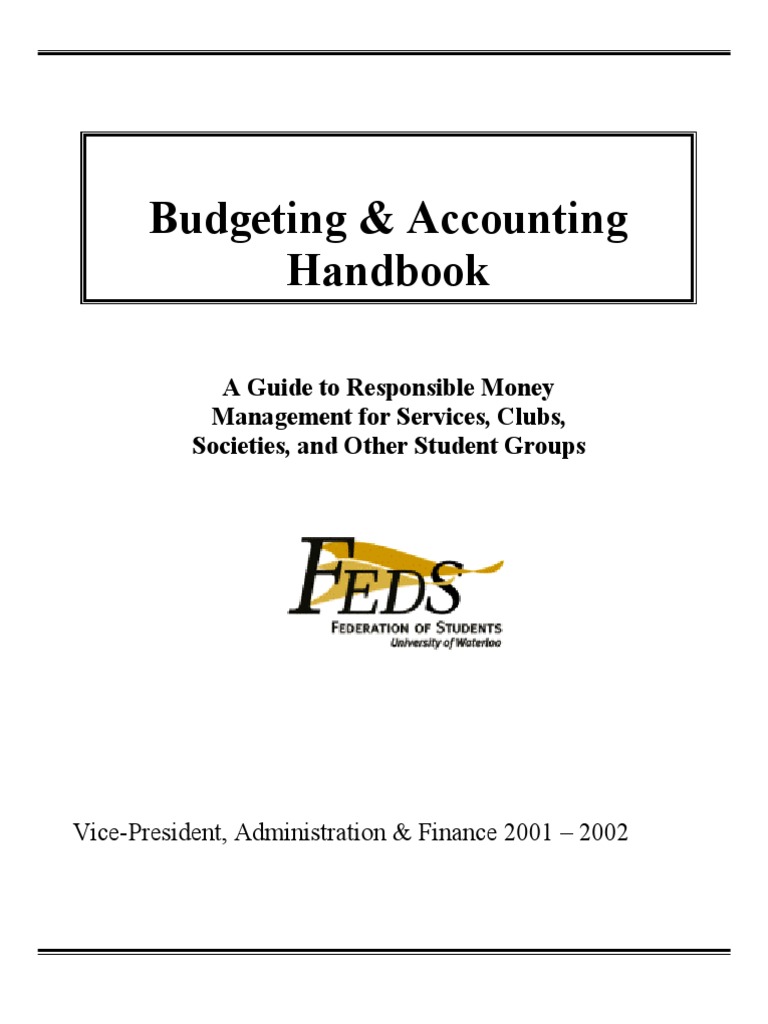 Handbook of Budgeting and Accounting PDF
