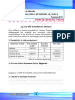 Oti 2020 Maths Sujet