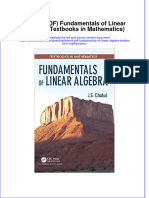 Full Download Ebook PDF Fundamentals of Linear Algebra Textbooks in Mathematics Ebook PDF Docx Kindle Full Chapter