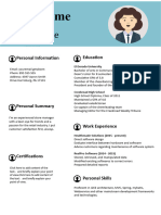 Simple Green Resume-WPS Office