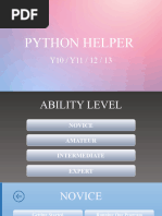 Python Helper