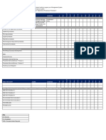 Internal Audit Schedule