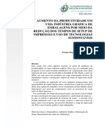 Aumento de produtividade em uma industria gráfica de embalagens por da redução dos tempos de setup e uso de tecnologias sustentáveis-2011