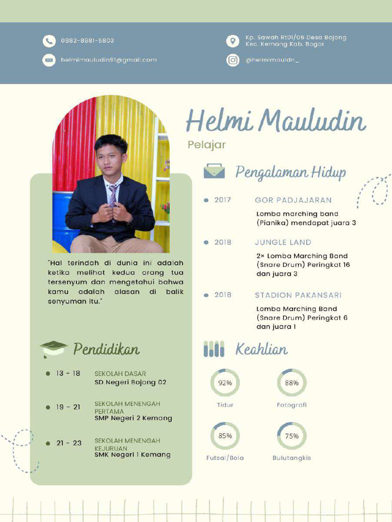Biodata Pdf