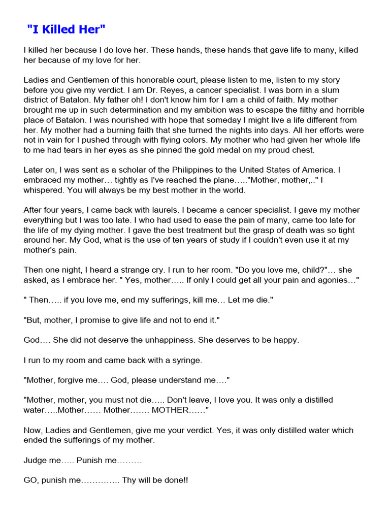 Declamation Pieces | PDF