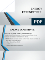 Energy Expenditure