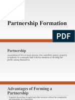 Lesson 1 Partnership Formation