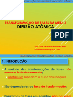 Aula 04 - Difusão Atômica