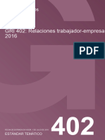 GRI 402 - Relaciones Trabajador-Empresa 2016 - Spanish