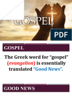 The Gospel Gospel Formation For Students