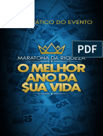 Manual Do Evento - Maratona Da Riqueza - o Melhor Ano Da Sua Vida