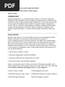 Bgcse English Language Paper 1 Revision-1-1