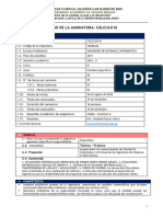 Silabo - CB207 - CALCULO III